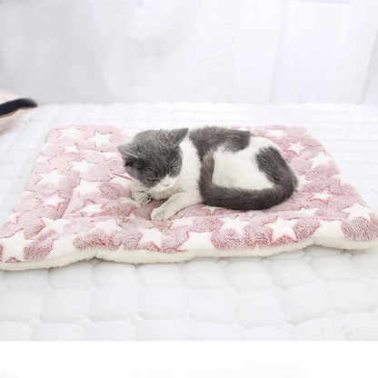 Soft Flannel Pet Mat dog