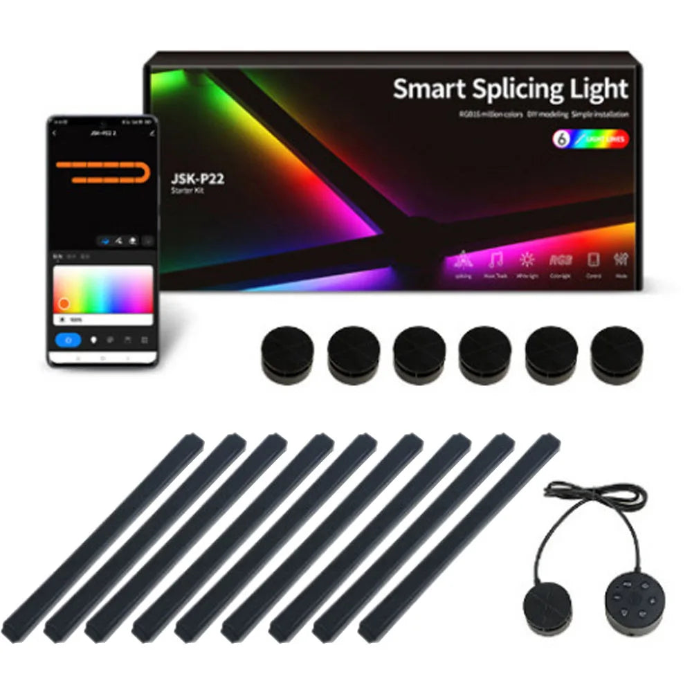 Splicing Light DIY Atmosphere Light RGB Smart Wall Light Voice Control