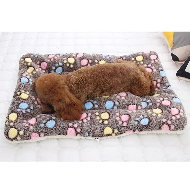 Soft Flannel Pet Mat dog