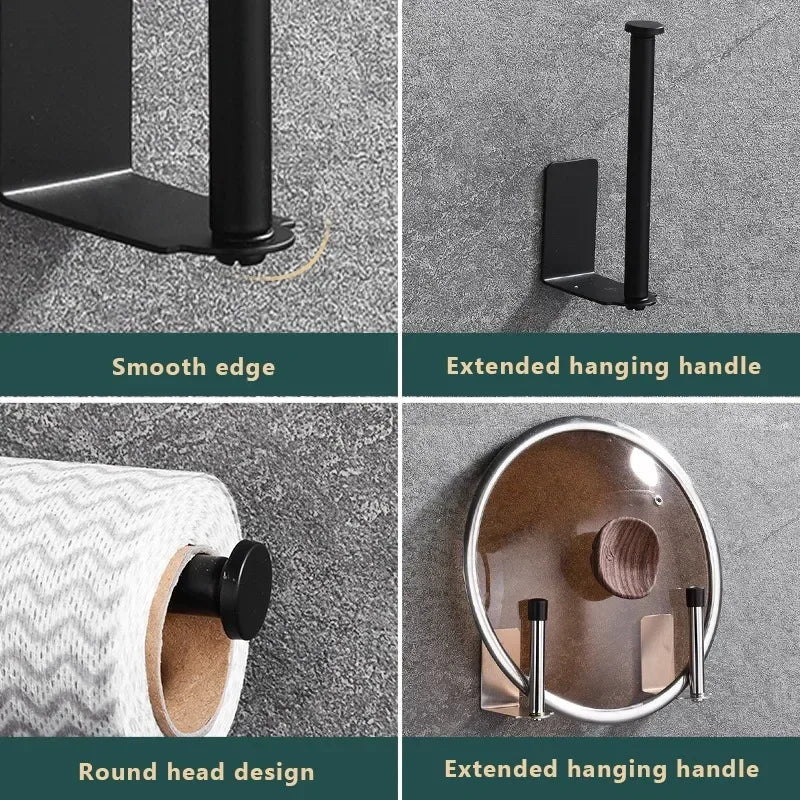 Self Adhesive Toilet Paper Towel Holder