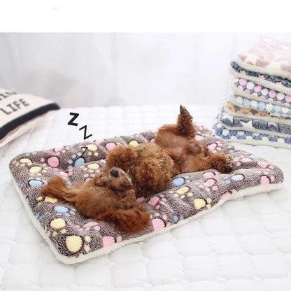 Soft Flannel Pet Mat dog