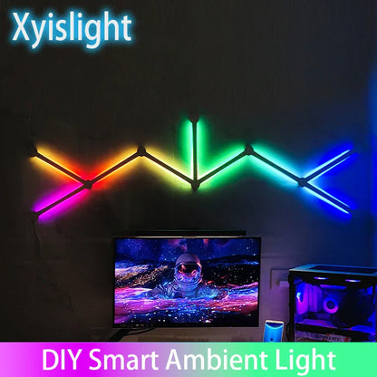 Splicing Light DIY Atmosphere Light RGB Smart Wall Light Voice Control