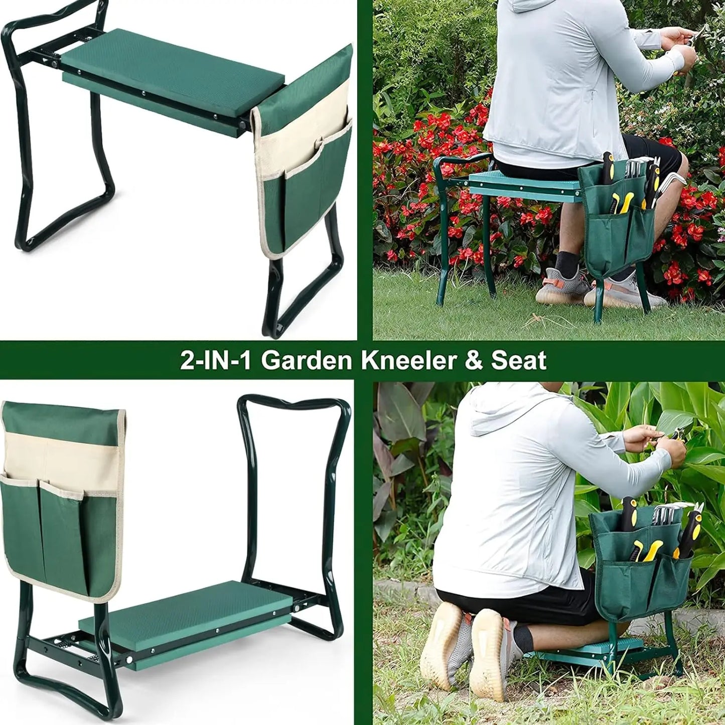 Portable Garden Helper Seat